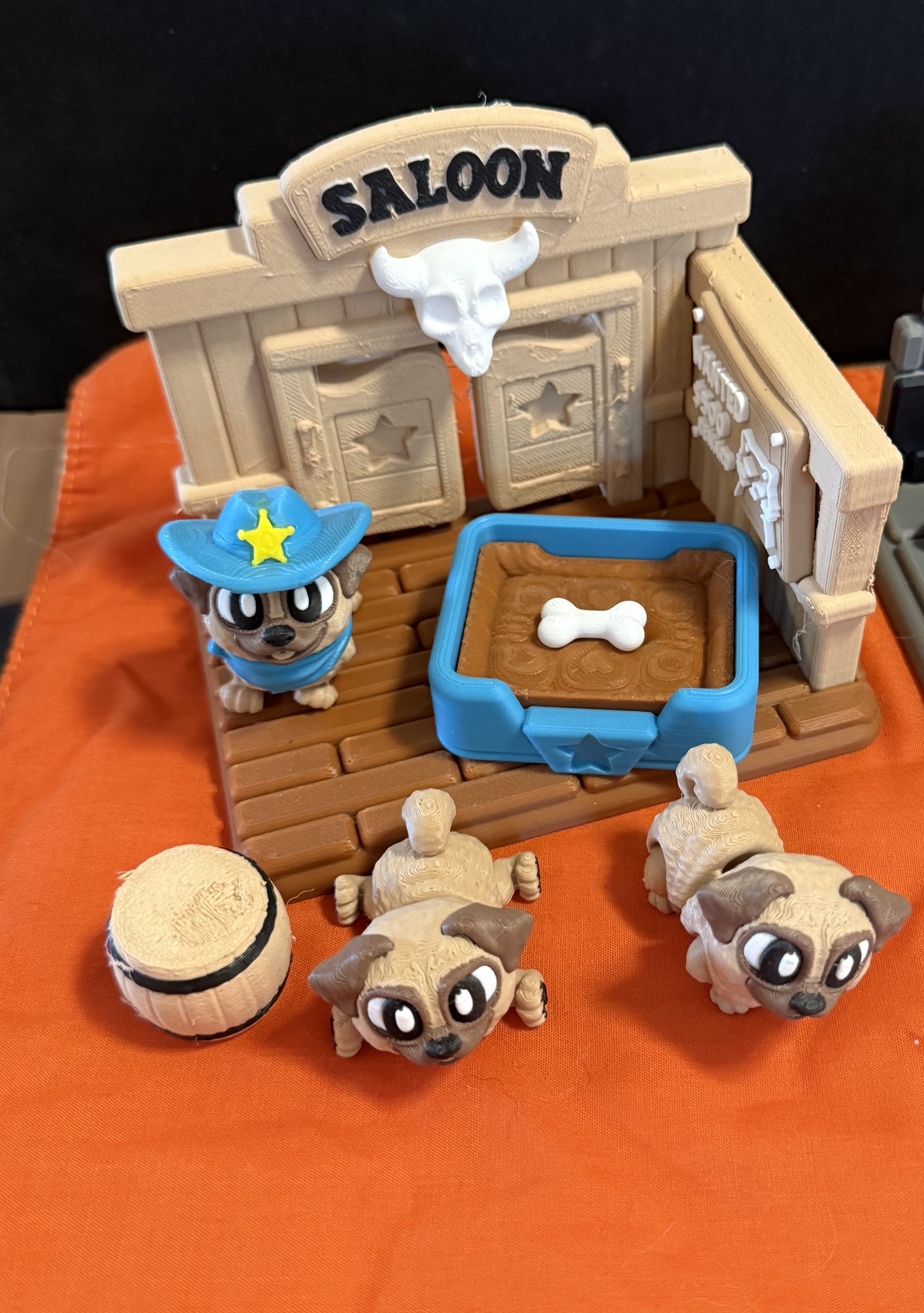 Sheriff Pug Saloon Playset